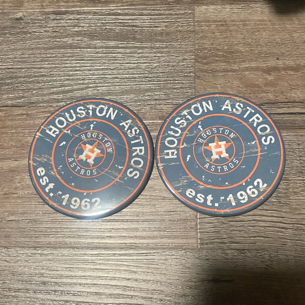 Houston Astros MLB Drink Coasters (2 pack)